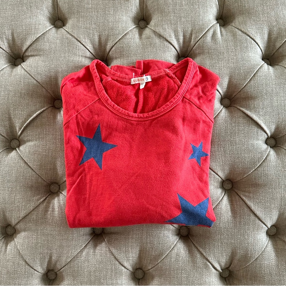 SUNDRY Star Crewneck